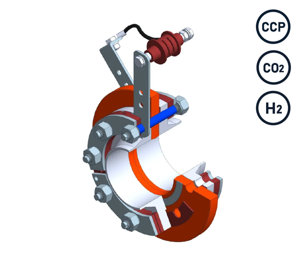 Insulating flanges for DIN EN 1092-1