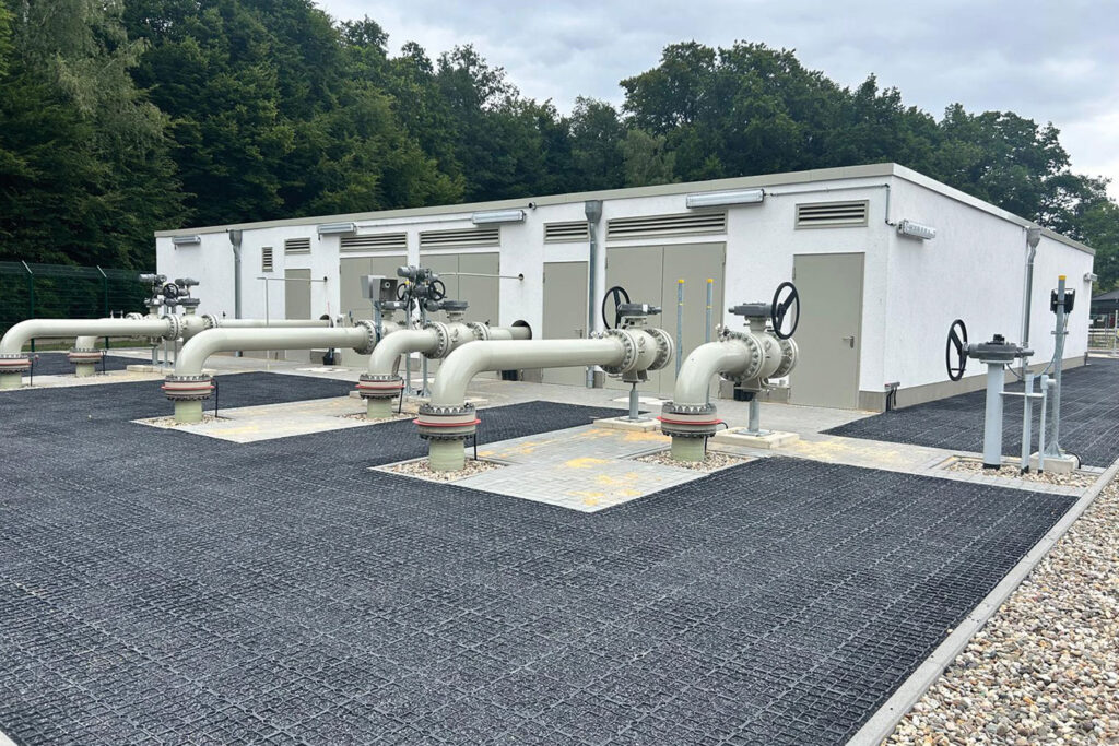 Foto In Bad Bentheim errichtet die NOWEGA GmbH eine neue, wasserstofffähige Gasdruckregel- und Messanlage im Fernleitungsnetz